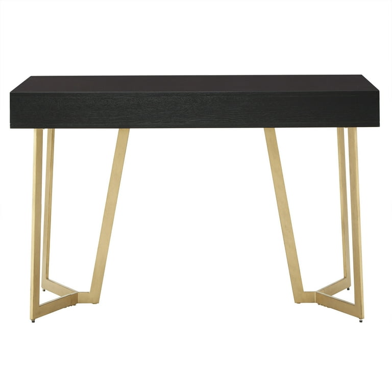 Black and gold desk walmart discount
