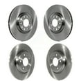 thumbnail image 1 of CMX Front Rear Disc Brake Rotors Kit for Car 2009 Audi A4 Quattro Convertible with 300mm Diameter Rotor K8-102283, 1 of 8