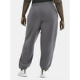 thumbnail image 3 of Athletic Works Women's and Women's Plus Fleece Jogger Sweatpants, Sizes XS-4X, 3 of 5