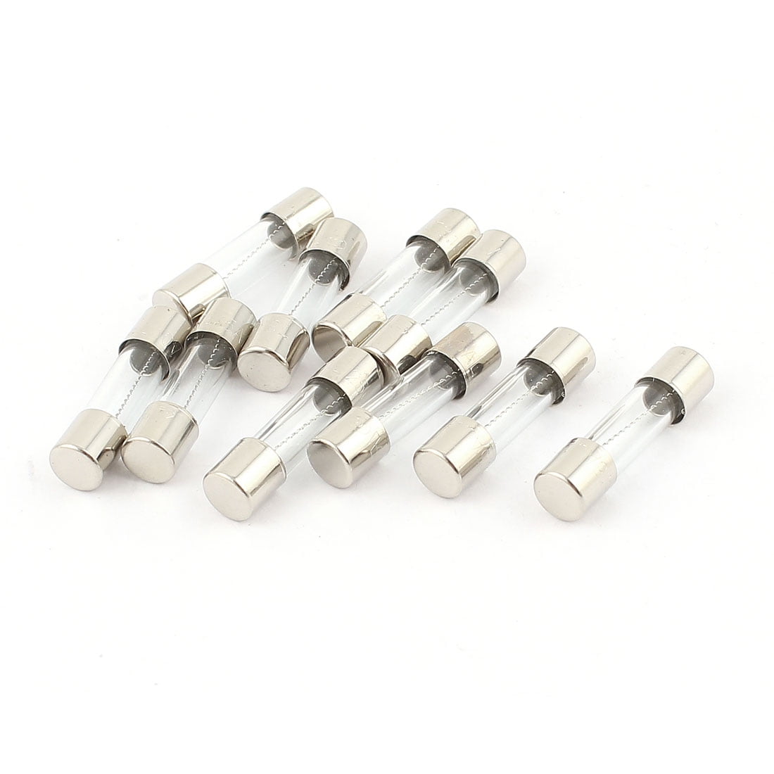 10/ pcs 250/ V 12/ A 12/ Amp Fusion lente fusibles en verre tubes 5/ mm x 20/ mm
