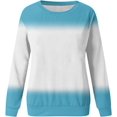 thumbnail image 3 of PENGXIANG Femmes Tops Sweat-Shirt Col à Manches Longues Femmes Sweat-Shirt Léger Décontracté Noir L, 3 of 5