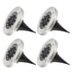 thumbnail image 1 of Paquete de 4 luces solares de tierra, 10/12 luces solares LED para jardín, luces de paisaje impermeables para exteriores, 1 of 5