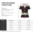 thumbnail image 5 of Naloa Merry Christmas Elk Print T-Shirts Short Sleeve V Neck Tees for Women Fashion Tops Trendy Lightweight Soft Casual Summer Outfits Clothes, 5 of 5