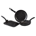 thumbnail image 2 of Juego De 2 Sartenes y 1 Comal Cinsa Experta Roca De Aluminio Negro Antiadherente Plus X10, 2 of 7