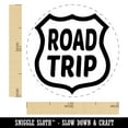 thumbnail image 2 of Road Trip Route Sign Travel Self-Inking Rubber Stamp Ink Stamper - Lime Green Ink - Medium 1 Inch, 2 of 7