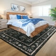 thumbnail image 2 of Ultrug Vintage Rugs Floral Printed Area Rug Soft Carpet for Living Room Bedroom Home Decor,6'x9',Coffee, 2 of 7