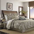 thumbnail image 1 of Tommy Bahama Raffia Palms Comforter Set, Queen, Brown, 1 of 5