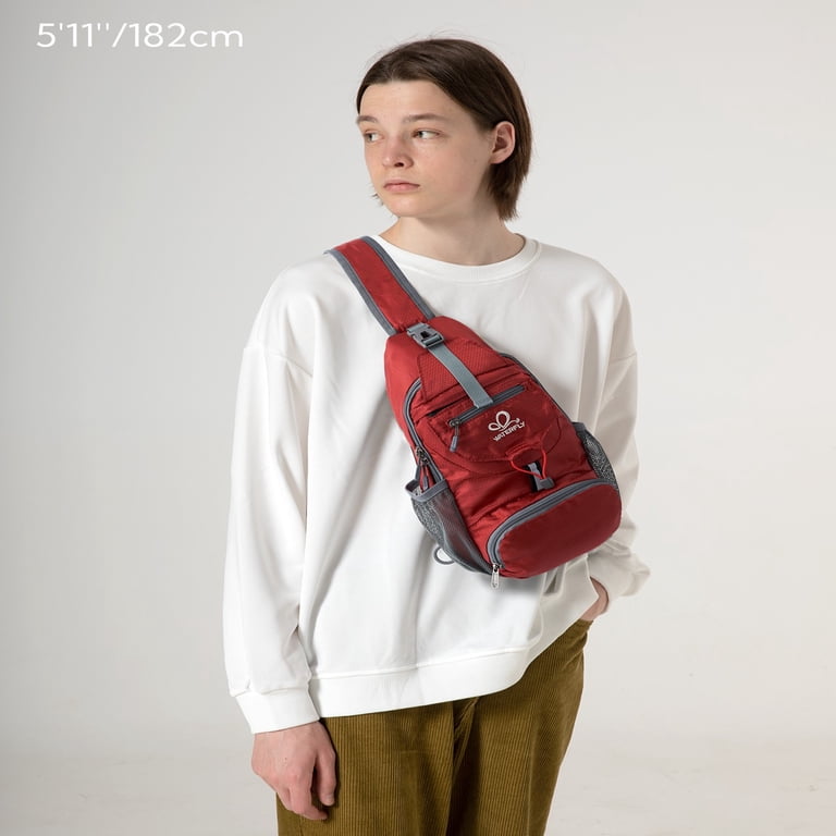 Packable Small Crossbody Sling Backpack Shoulder Chest Daypack Hiking Travel Amazon.com: G4Free Packable Sling Backpack, Small Crossbody  main image 4