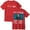 Red, variant on Phil Wickham Song Of The Saints Tour 2026 Merch Cotton T-Shirt Women Men Fashion Crewneck Short Sleeve Tee