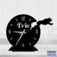 thumbnail image 4 of Handmadetneonsign Australian Shepherd Dog Tabletop Metal Clock, Dog Desktop Clock, Dog Home Decor 047278, 4 of 4