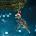 thumbnail image 3 of Gibobby 1 Paquete de Espejo de Coche Colgante Decoración Enano Coche Ornamento Regalo Navidad Dinosaurio Estatua Artesanía Colgante Accesorios(E), 3 of 5