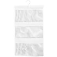 thumbnail image 1 of GOOHOCHY Bolsa organizadora de malla colgante para baño y ducha, con 6 bolsillos (blanca), 1 of 8