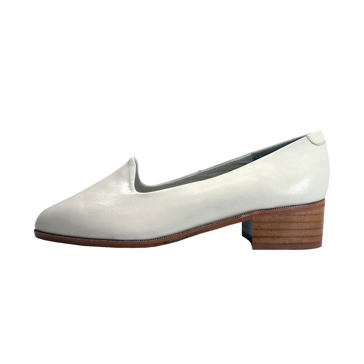 PEERAGE Tia Women's Wide Width Casual Leather Shoes BEIGE 8