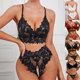 thumbnail image 2 of Conjunto De Lencería Sexy Erótica De Encaje Para Mujer Ropa De Sexo Huecapangjing, 2 of 4