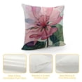 thumbnail image 4 of Nawypu  Decorative Floral Flower Pillow Covers Blue Pink Purple Green Yellow Decor Flower Throw Pillow Covers Cushion Case for Living Room Couch Sofa Patio Outdoor Home Decor, 4 of 5