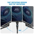 thumbnail image 2 of 180 Rotate Digital Product Digital Display PD 100W Fast Charger Display Cable Cord Cable Type C to Type C RED 1.8M, 2 of 8