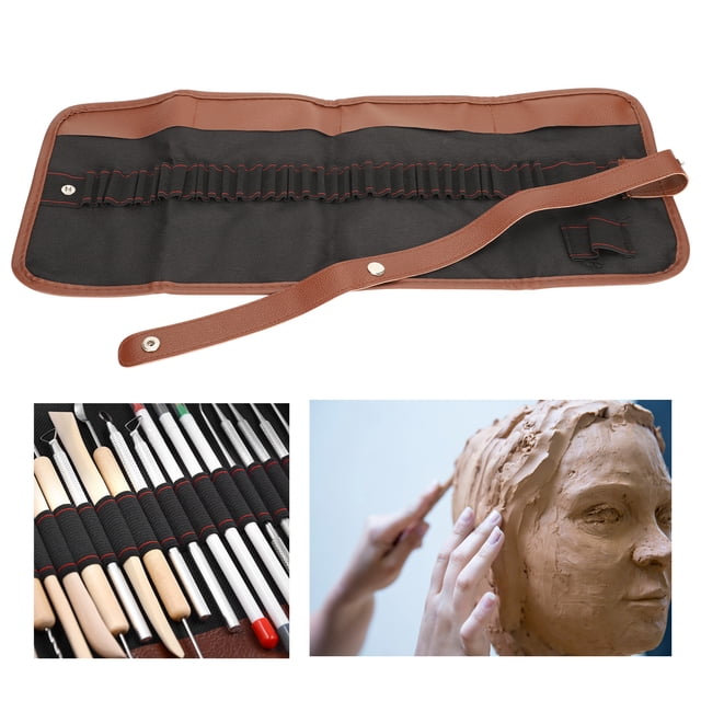 Pencil Storage Bag, Oxford Cloth Material Waterproof Portable Sewing Reinforcement Design Painting Tool Storage Bag, for Pottery Tools Storage Of Painting Tools