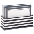 thumbnail image 3 of facai-Blank Cards Assortment with Organizer, Black & White Stripes (40 Flat Paneled Note Cards with Envelopes), 3 of 4