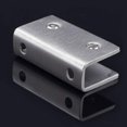 thumbnail image 4 of Paquete de 2 clips de fijación para puerta de ducha de vidrio, bisagra fija de acero inoxidable, montaje en pared de 8 mm a 12 mm brillar Electrónica, 4 of 5