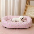 thumbnail image 3 of Floral All Season Dog Bed for French Bulldog Chihuahua Soft Cat Bed for Dogs Sleeping Puppy Pad Sofa Dog Bed  Four Color Pet Pad, 3 of 9