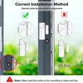 thumbnail image 5 of Sensor inalámbrico de alarma de puerta y ventana de seguridad, paquete de 8, PLOJOP, 5 of 5