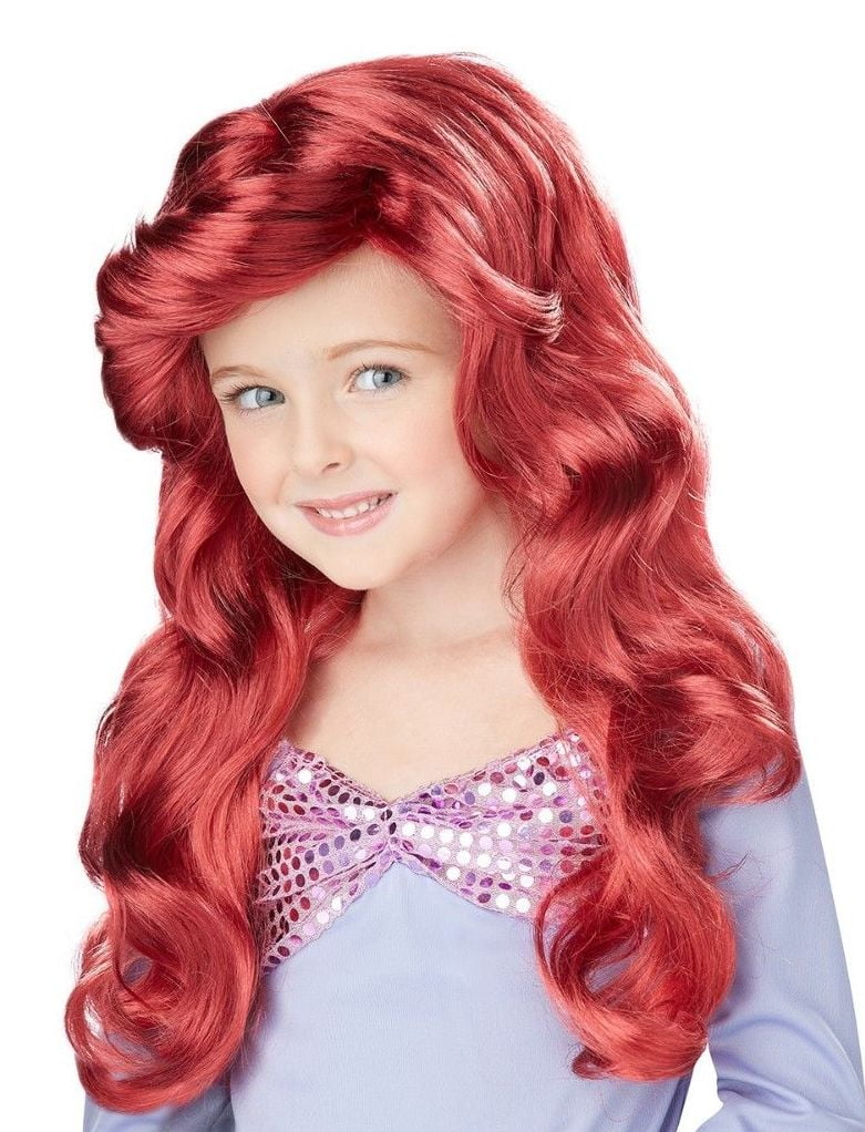 long red hair wig costume
