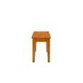 thumbnail image 3 of Boraam 36136 Shaker Dining Bench - Oak Finish, 3 of 7