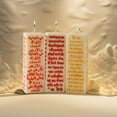 thumbnail image 3 of ZPAQI Cuboid Silicone Molds Silicone Candle Making Molds with Scripture Pattern, 3 of 14