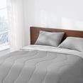 thumbnail image 2 of Bedtter Luxe Cooling Comforter King, Sorona and Tencel Filling Cold Touch Fabric Cooling Blanket for Night Sweats Hot Sleeper, Double-Sided Cool Design Summer Breathable Comforter, 106"x90", Gray, 2 of 11