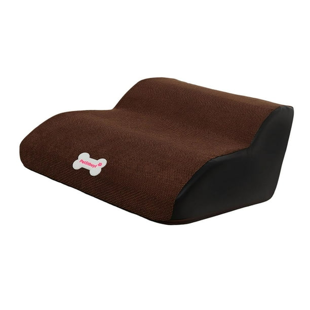 Rampas de escalera para perros de 2 escalones, antideslizantes, para sofá cama y gatos. Café