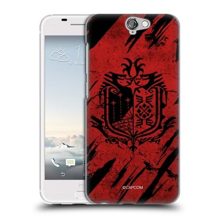 OFFICIAL MONSTER HUNTER WORLD LOGOS HARD BACK CASE FOR HTC PHONES (Htc One Best Phone In The World)