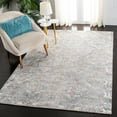 thumbnail image 2 of SAFAVIEH Mirage Jacqueline Floral Area Rug, Light Blue/Grey, 6' x 6' Square, 2 of 8