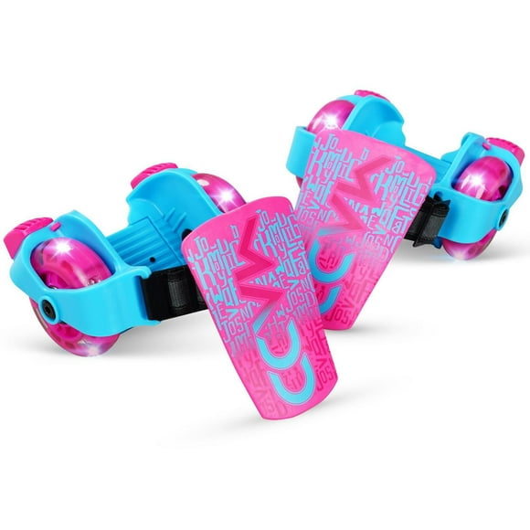 MADD GEAR Rollers Kids Light-Up Heel Wheels, Adjustable Light-Up Heel Skates