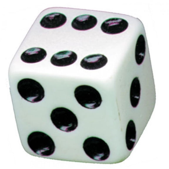 (4) Custom White Dice Wheel Tire Valve Stem Covers Caps