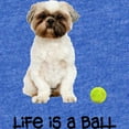 thumbnail image 2 of CafePress - FIN Lhasa Apso Life - Cute Infant Baby Football Bodysuit, 2 of 3