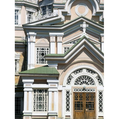 Zenkov Cathedral, Built of Wood Without Nails, Almaty (Alma Ata), Kazakhstan, Central Asia Print Wall Art By (Best Way To Hang Curtains Without Nails)