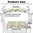 thumbnail image 6 of HELLHERO Washable Seat & Back Cover Rollator Seat Covers Hedgehog Cherry for Unisex Stretchable Material Breathable, 6 of 7