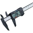 thumbnail image 1 of Digital Vernier Caliper, 150MM Vernier Caliper Measuring Tool for Length Width Depth Outside Diameter Inside (Black), 1 of 4