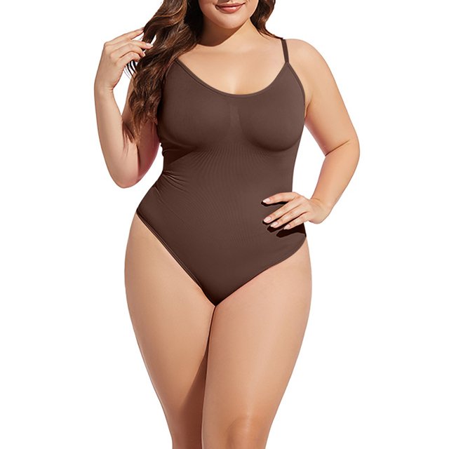 Body de tanga moldeador de cintura alta para mujer