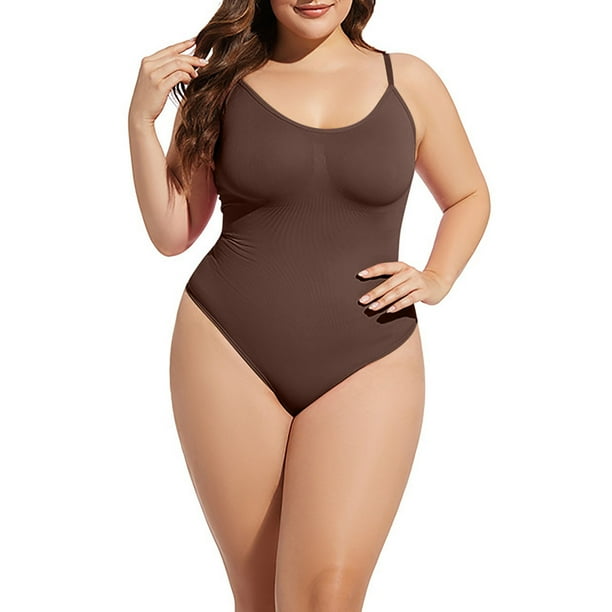 Body de tanga moldeador de cintura alta para mujer