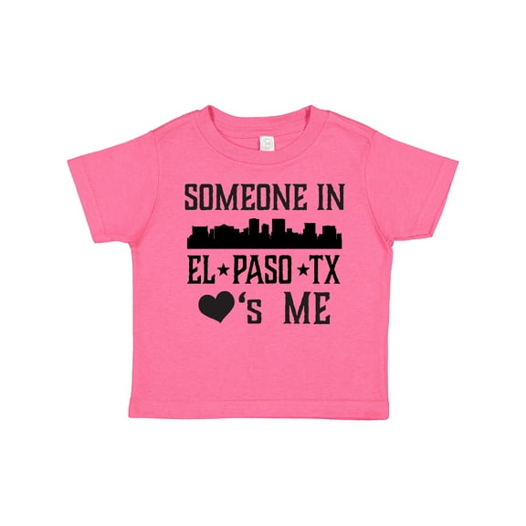Inktastic El Paso Texas Someone Loves Me Skyline Boys or Girls Toddler T-Shirt