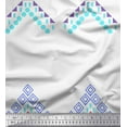 thumbnail image 3 of Soimoi White polyester Crepe Fabric Aztec Geometric Print Sewing Fabric Yard 42 Inch Wide, 3 of 3