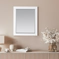 thumbnail image 4 of Altair 28" Rectangular Bathroom Wood Framed Wall Mirror in White, 4 of 9