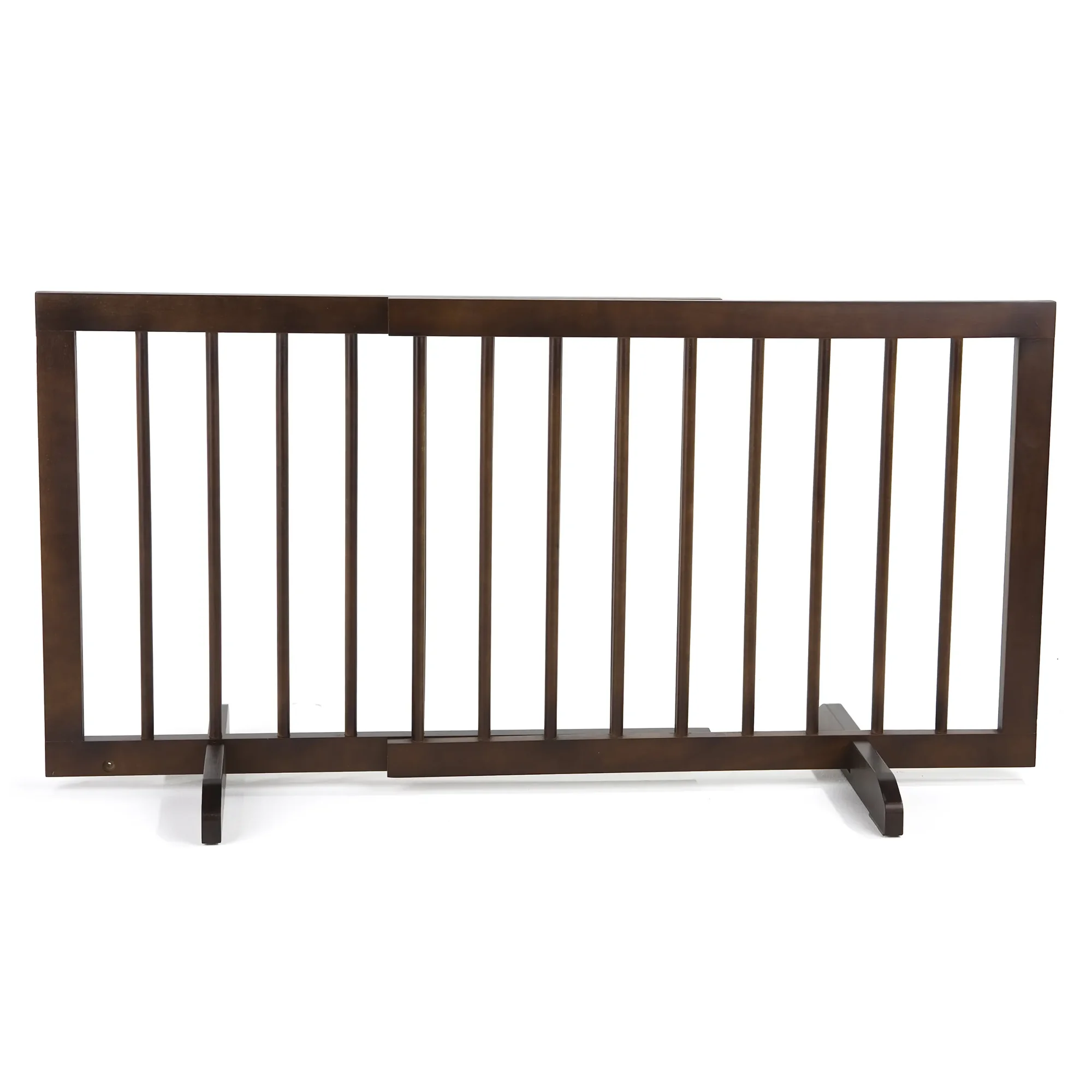 Cardinal Gates Wood Step Over Pet Gate - Walnut