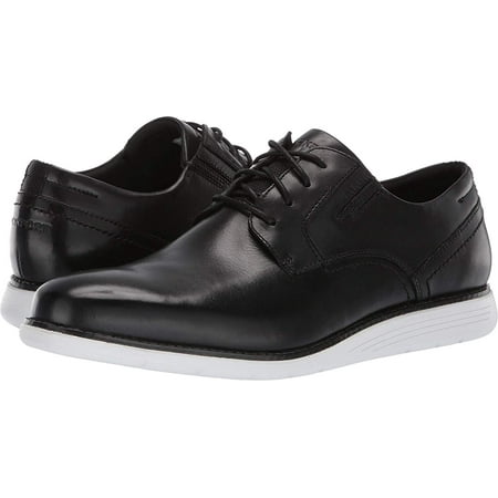 Rockport Men's Total Motion 4-Eye Plain Toe Leather Oxfords Black (13.0M)