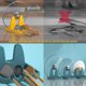 thumbnail image 4 of Paquete de 2 soportes para cucharas de cocina, varios utensilios de cocina antideslizantes resistentes al calor con almohadillas antigoteo, 4 of 5