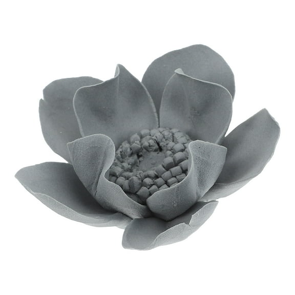 Raindrops Ceramic Flower Wall Hanging for Home Decor Grey Color Adds Vintage Style to Any Room 1 Set