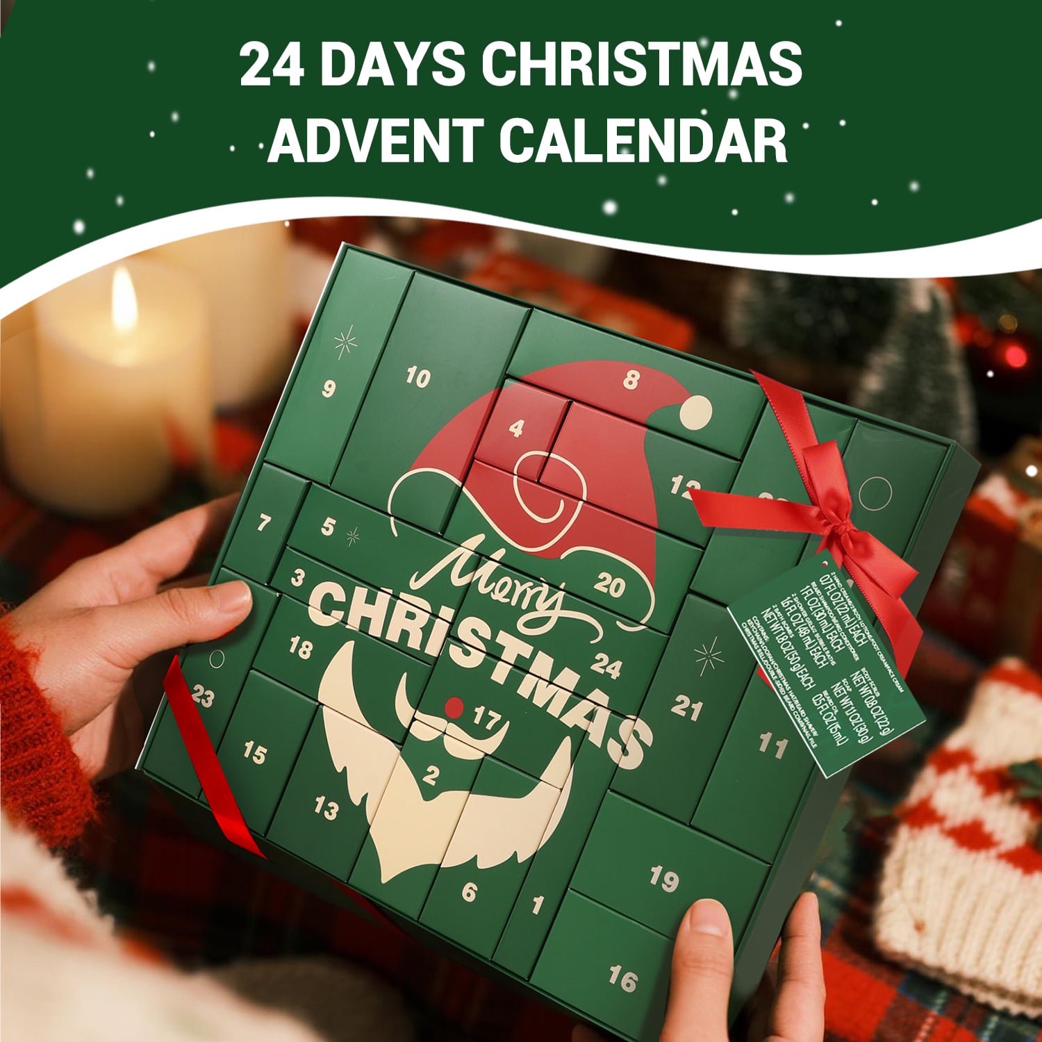 Rinse & Robust Beard Grooming Advent Calendar 2025 for Men Valentines Day Gift Sets
