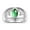 Emerald, variant on Men's Rings 14K White Gold Pear Shape Tear Drop Cabochon Gemstone & Diamond Rings; Cabochon Emerald   Size 13