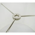 thumbnail image 5 of Mestar White Fabric Hardback Drum Lampshade (Spider) 12x14x10, 5 of 5